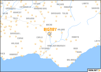 map of Bignay