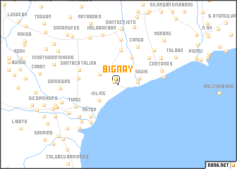 map of Bignay