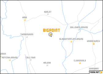 map of Big Point