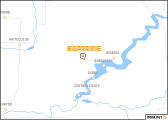 map of Big Prairie