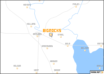 map of Big Rocks