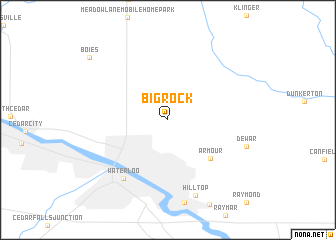 map of Big Rock