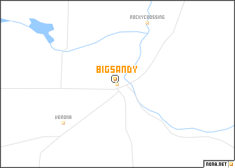 map of Big Sandy