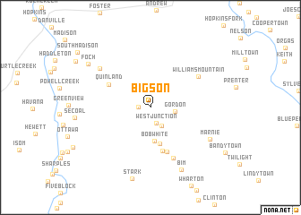 map of Bigson