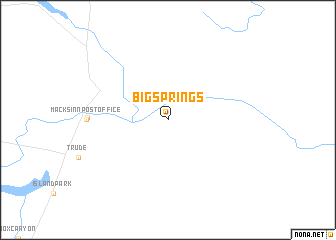 map of Big Springs
