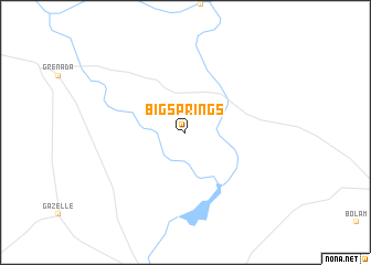 map of Big Springs
