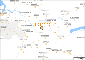 map of Big Spring