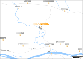 map of Big Spring