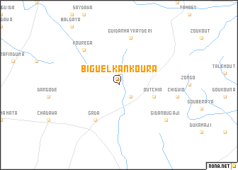 map of Biguel Kankoura