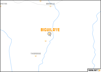 map of Biguilaye