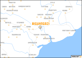 map of Big Umngazi