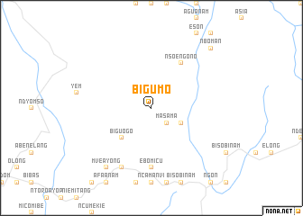 map of Bigumo