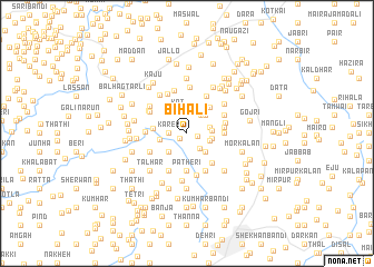 map of Bihāli