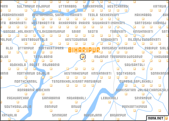 map of Bihāripur