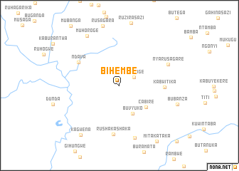 map of Bihembe