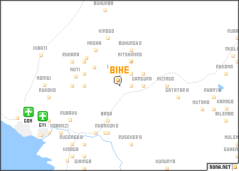 map of Bihe