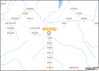 map of Bihidou