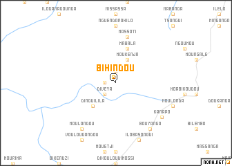 map of Bihindou