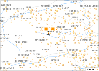 map of Bihinpur