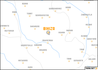 map of Bihiza