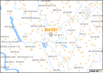 map of Bihnāy