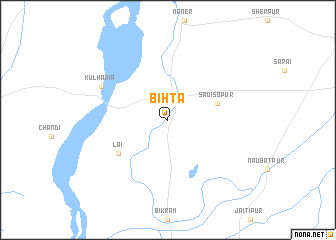 map of Bihta