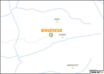 map of Bihur Mēda