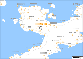 map of Biimata