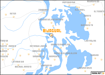 map of Bijagual