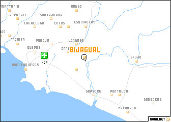 map of Bijagual