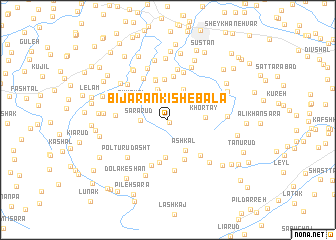 map of Bījār Ankīsh-e Bālā