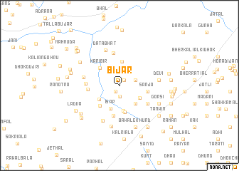 map of Bijār