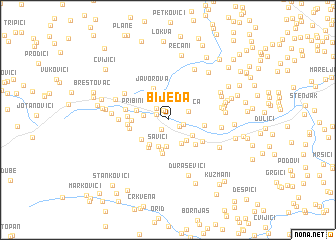 map of Bijeda