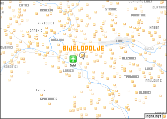 map of Bijelo Polje