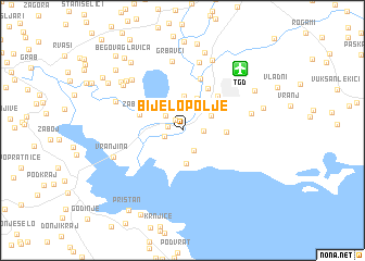 map of Bijelo Polje