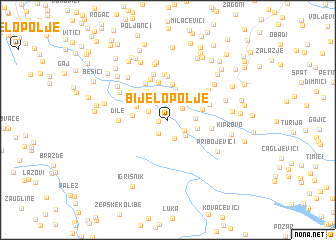 map of Bijelo Polje