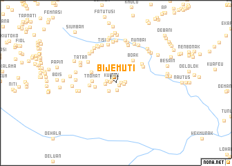 map of Bijemuti