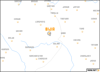 map of Bijia