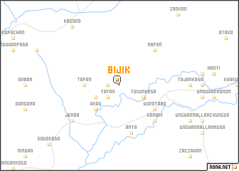 map of Bijik