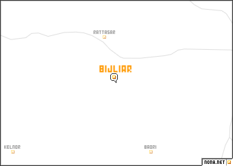 map of Bījliār