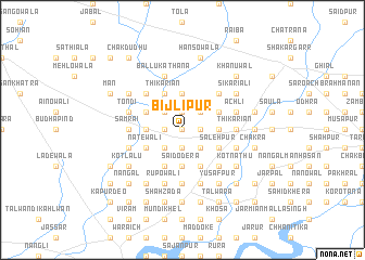 map of Bijlipur