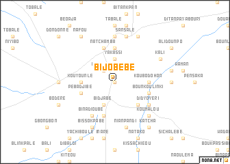 map of Bijobébé