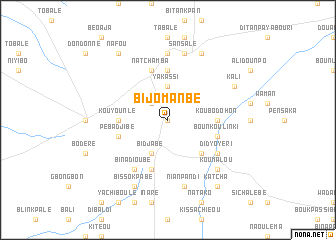 map of Bijomanbé