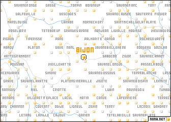 map of Bijon