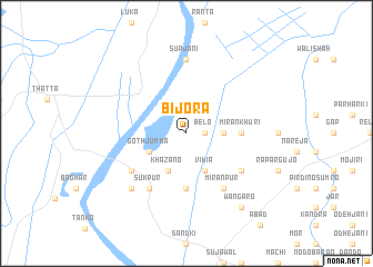 map of Bijora