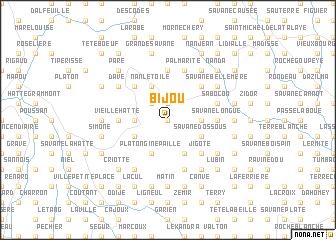 map of Bijou