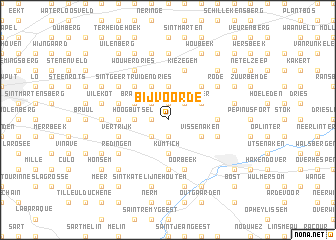 map of Bijvoorde