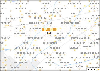 map of Bijwāra