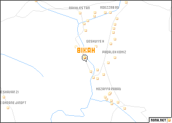 map of Bīkāh