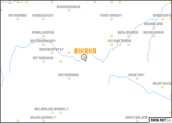 map of Bikaka